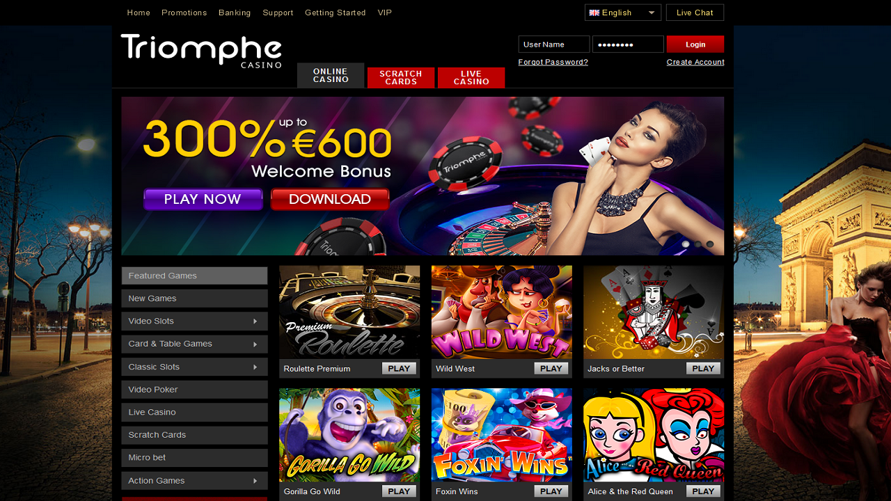 Triomphe Casino Bonus Triomphe Casino Bonus